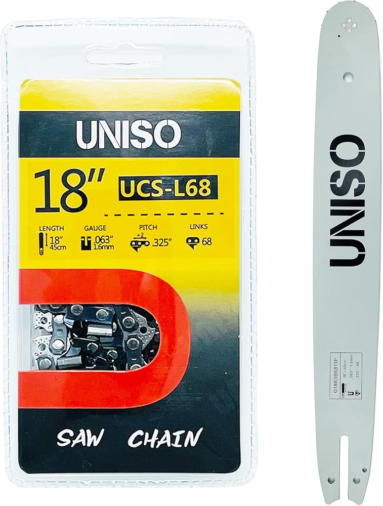 18" Guide Bar + Chain Oregon 183PXBA074 bar · 22LPX068G chain